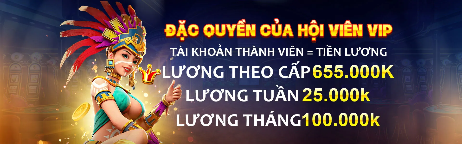 Khuyến mãi độc quyền cho thành viên VIP